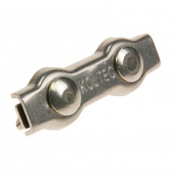 Koltec 4mm draadverbinders RVS/INOX (4st)