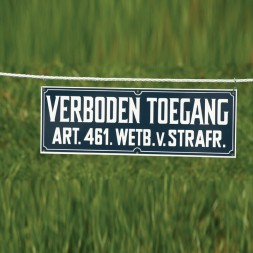 Koltec waarschuwingsbordje Verboden Toegang