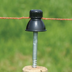 Koltec Isolatorsteunen (recht)M10 draad houten palen, 50st