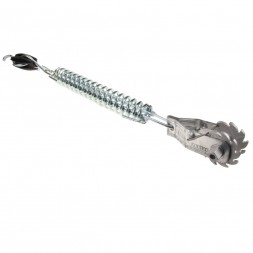 Koltec Veerset met RVS/INOX spanner, ei-isolator met haken en veer