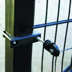 Koltec paalklem kunststof 60x60mm M6 + M8 draad (4st)