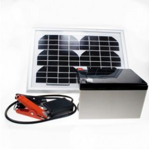 Koltec Solar kit 5 Watt voor (12 Volt) batterijapp.