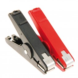 Koltec aansluitset Krokodil klemmen 2st rd 2st zw