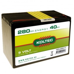 Koltec Batterij 9 Volt 570Wh 75Ah alkaline