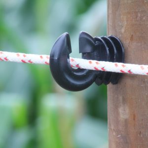 Koltec 6mm koord gevlochten UV 225kg wit/rood